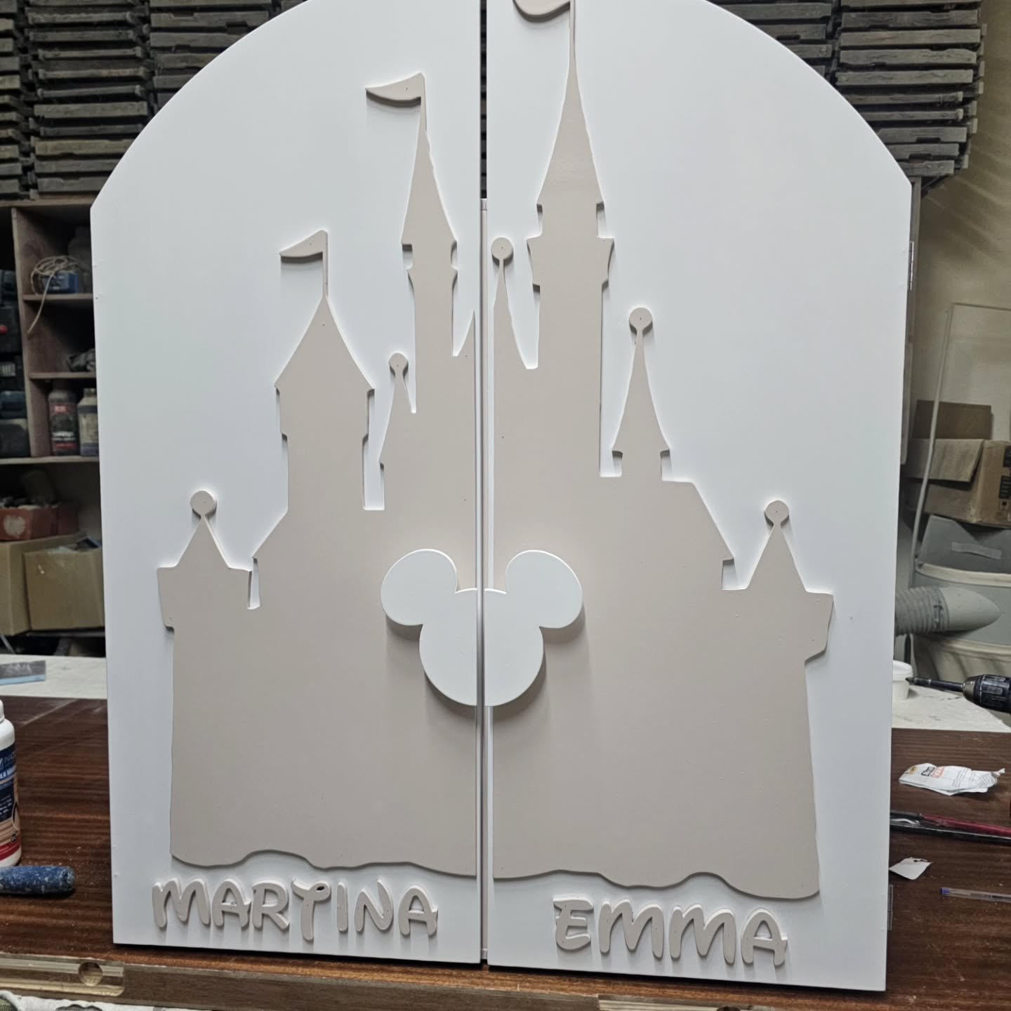 Decoración personalizada en madera
