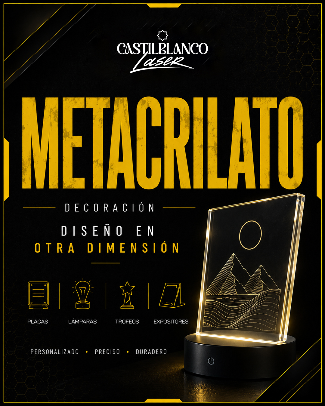 Portada Metacrilato